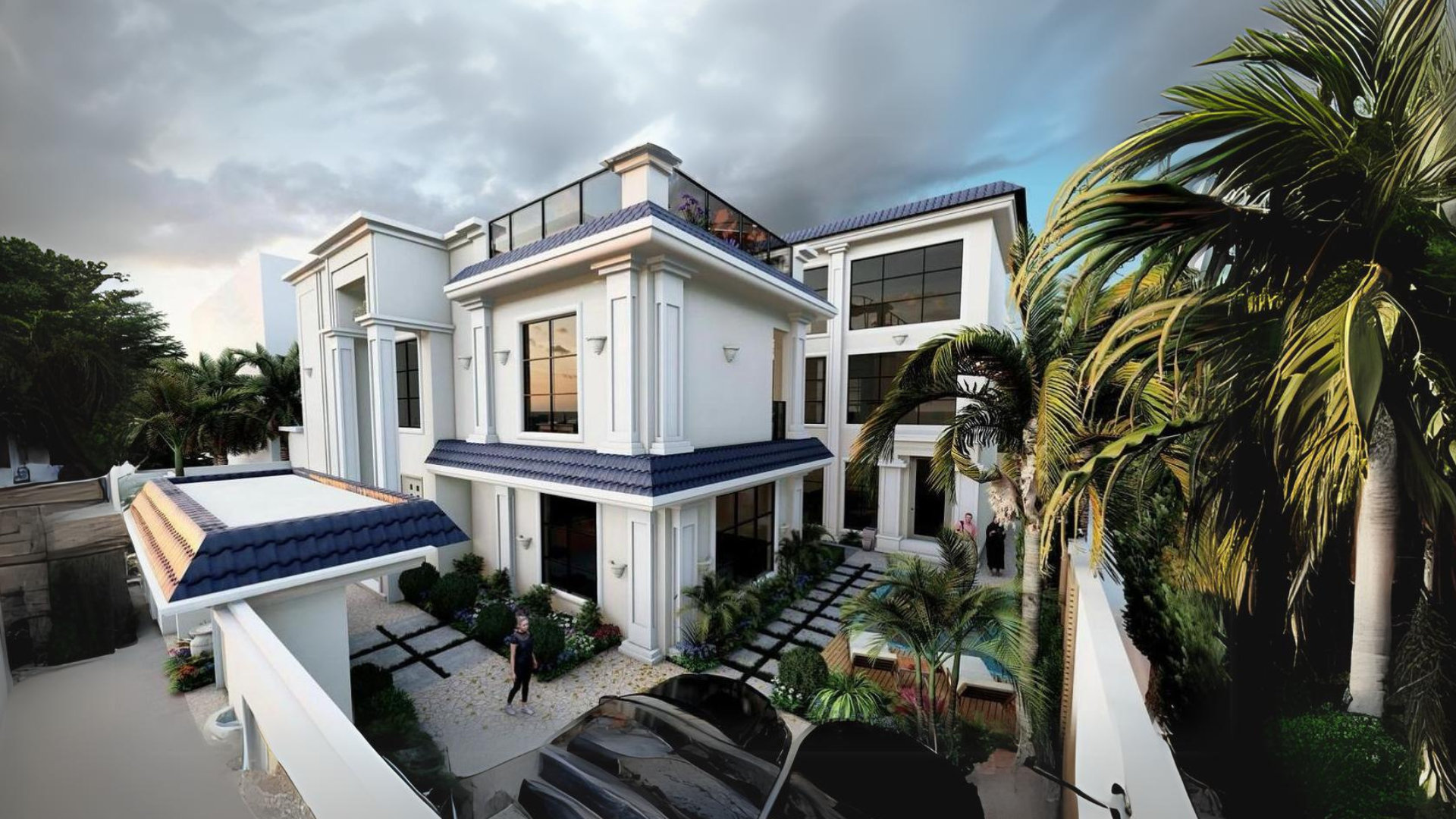 A residential villa project in Jeddah's Al Basateen district